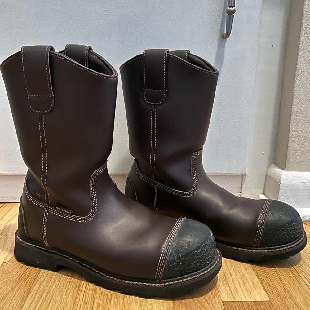 ACE Bronco Composite Toe Brown Work Boots Unisex